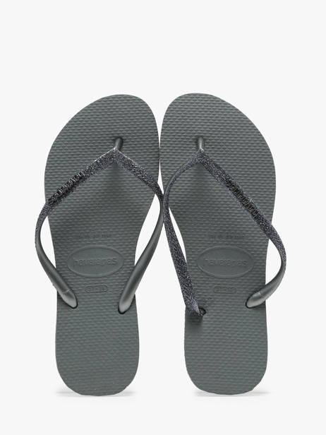 Teenslippers Slim Glitter Ii Havaianas Grijs women 4146975F